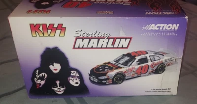 2001 NASCAR ACTION STERLING 40 MARLIN COORS LIGHT/KISS 1/24 SCALE NIB - Image 1 of 4
