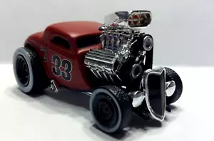 THE ORIGINAL MUSCLE MACHINES 1933 FORD COUPE 3 WINDOW - 1/64 - 33 STREET ROD - - Picture 1 of 4