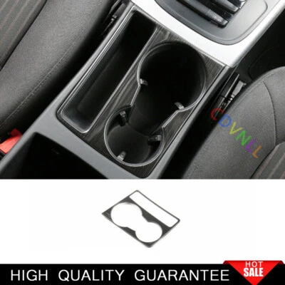 For Audi A4 A5 2009-2016 Black Steels Gear Shift Water Cup Panel Cover Trim 1* - Image 1 of 4