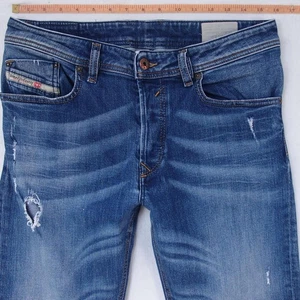 Mens Diesel WAYKEE 0833F Stretch Straight Blue Jeans W31 L30 - Picture 1 of 9