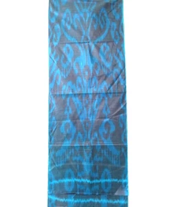 PURE UZBEK IKAT SHOI SILK FABRIC-FINE & DELICATE-100% SILK - TOP QUALITY FABRIC - Picture 1 of 8