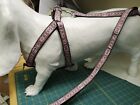 DOG HARNESS medium 14"-21" chest - BESPOKE STEP-IN HARNESS and LEAD. 