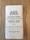 1908 Ordnance Survey 1 Zoll dritte Ausgabe Tuchkarte 151 Land's End (Penzance