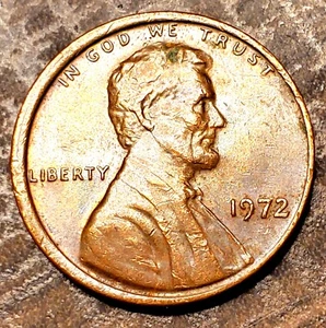 1972 P Lincoln Memorial Cent ☆ERRORS☆ Off-center Strike & DDR! NO RESERVE! LOOK! - Picture 1 of 10