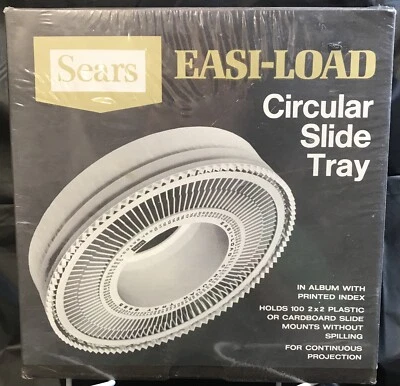 Sears Easi-Load Circular Slide Tray Holds 100 2x2 Slides MPN 39985 - Image 1 of 4