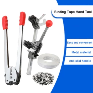 Poly Strapping Tensioner & Cutter Manual Banding Sealer Tools Set packaging tape - Picture 1 of 13