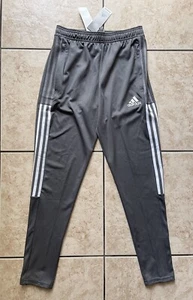 Adidas Men's Running Track Pants Small Gray US Aeroready Sports Training Bottoms - Picture 1 of 20