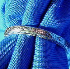 Art Deco Wedding Band 18k White Gold Antique Peacock Anniversary Ring Size 6.5