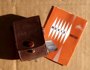 Medidor de película Walz vintage en estuche de cuero con hoja de instrucciones - Imagen 1 de 6