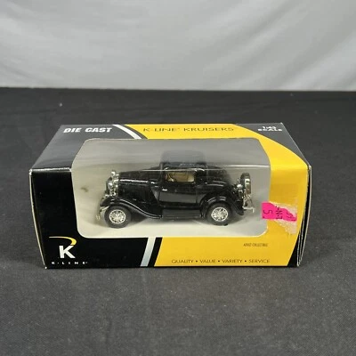 K-Line Kruisers K-94231 1932 Ford 3 Window Black Coupe Die Cast NEW - Image 1 of 4