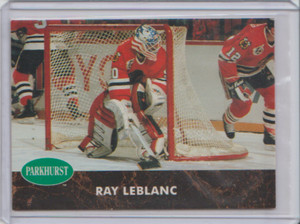 1991-92 Parkhurst Rookie Card #255 Ray LeBlanc RC Chicago Blackhawks