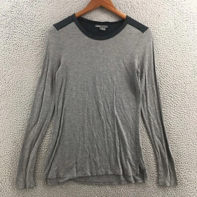 Vince Sweatshirt Womens Small Gray Long Sleeve Pullover Crew Neck Casual Classic - Imagem 1 de 4