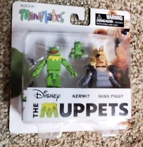 The Muppets Minimates Series 1 Kermit the Frog & Miss Piggy NEW Toys R Us
