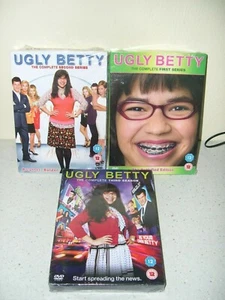UGLY BETTY DVD BOX SETS BUNDLE SEASONS 1, 2 & 3 ALL BRAND NEW AND SEALED - Bild 1 von 2