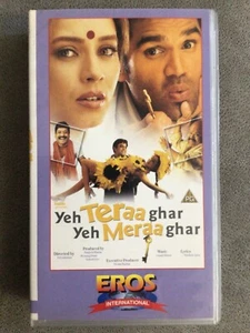 Yeh Teraa Ghar Yeh Meraa Ghar - *Sunil Shetty *Paresh Rawal - Bollywood VHS Tape - Imagen 1 de 4
