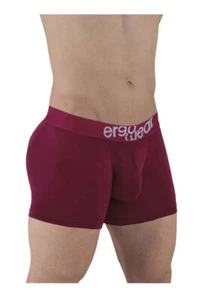ErgoWear Boxer Trunks HIP Low-Rise Stretchy Boxer Seamed Pouch Plum Red 1501 - Picture 1 of 6