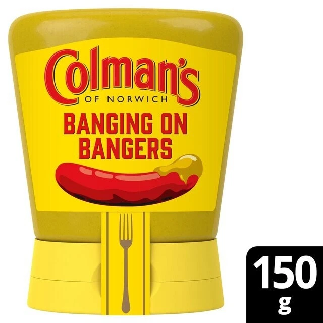 Colman's Original English Squeezy Mustard Hot and Delicious 150g - Bild 1 von 4