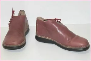 KICKERS Boots à lacets Cuir Vieux Rose T 37 BE - Imagen 1 de 6