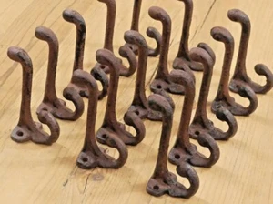 15 Ganchos para Abrigo Estilo Escolar Rústico Hierro Fundido Sombrero Gancho Salón Árbol Restauración Pared - Imagen 1 de 11
