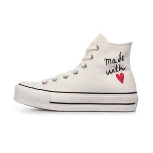 Converse Women's Chuck Taylor All Star Lift Hi Plimsolls 571119C Sneaker Size 11 - Picture 1 of 8