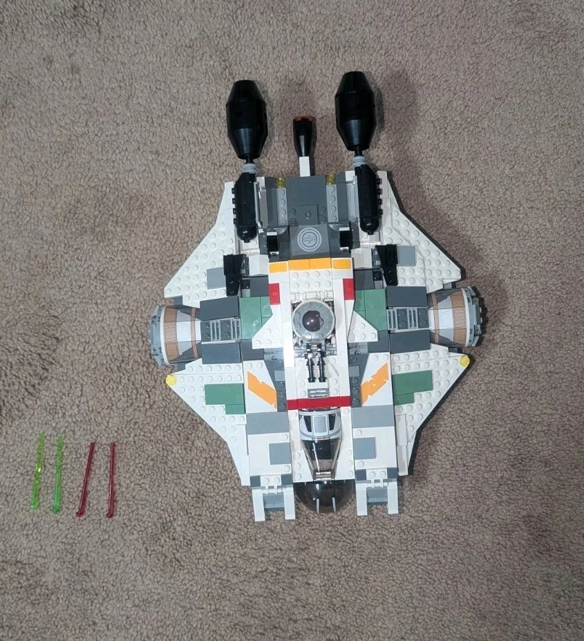 LEGO STAR WARS 75053 THE GHOST 99% COMPLETO SEM INSTRUÇÕES E SEM MINIFIGURAS  - Imagem 1 de 4