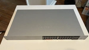 Conmutador Ethernet PoE de 24 puertos Cisco Meraki MS120-24P-HW -TAL CUAL / sin cables- - Imagen 1 de 5