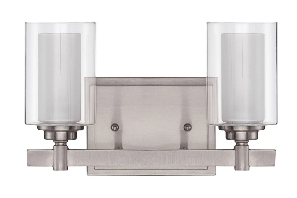 Lámpara de tocador de baño Craftmade 167122 Celeste 2 luces - 11,75 - níquel Foto 1 de 1