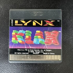Klax 1990 Atari Lynx Game Only OEM