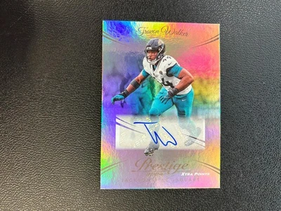 Travon Walker 2024 Prestige Auto Autograph Jacksonville Jaguars E34 - Image 1 of 2