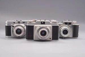 3 x Vintage Camera Job Lot Aka Rette, Agilux, Agfa Silette (1076) - Picture 1 of 8
