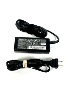 Genuine HP 65W 18.5V 3.5A Laptop Charger Black Round Tip AC Power Adapter - Picture 1 of 4