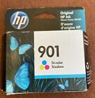 Genuine HP 901 Tri-Color Ink Cartridge Factory Sealed 12/20 Sealed