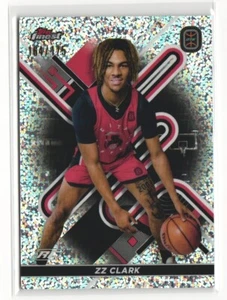 2022-23 Topps Finest OTE Overtime Elite Speckle Refractor /175 ZZ Clark #42 - Picture 1 of 2