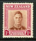 British KGVI 1947 New Zealand 1' Carmine Rose & Chestnut  Scott #265 MNH V629