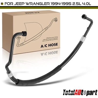 A/C Suction Line Hose Assembly for Jeep Wrangler 94-95 2.5L 4.0L Low Pressure - Image 1 of 4