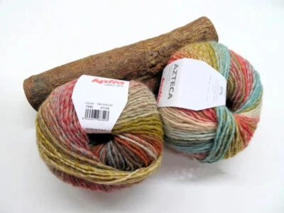 AZTECA KATIA Farbverlauf 7880 Wolle Strickwolle Schurwolle Stricken Mütze Loop - Bild 1 von 4