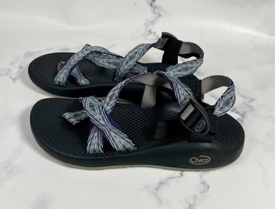 Sandalias Chaco Z/2 Yampa para mujer tejido de 9 píxeles púrpura azul agua turquesa J103426 Foto 1 de 4