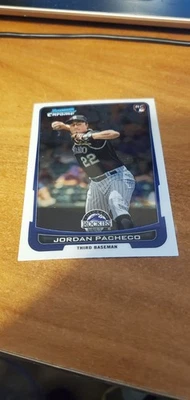 Bowman 2012 - 25 selecciones de draft cromadas y perspectivas Jordan Pacheco (RC) Foto 1 de 2