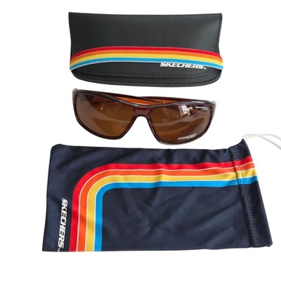 SKECHERS SE 5134 Marrón/Naranja 65-15-130MM Gafas de sol Estuche Nuevo Foto 1 de 4