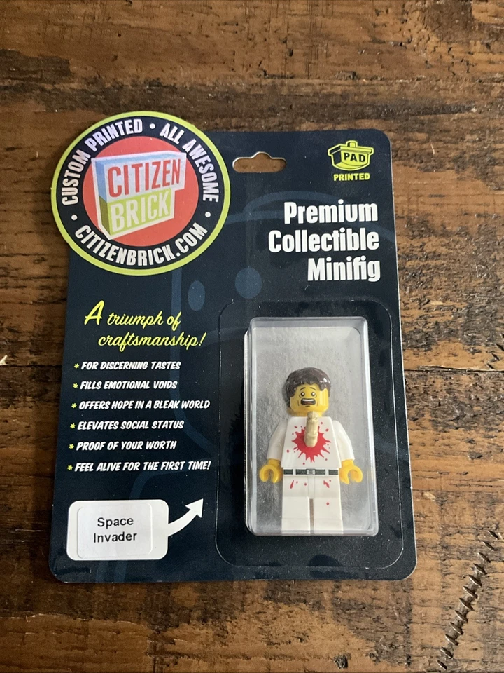LEGO Citizen Brick Minifigura Space Invader Foto 1 de 2