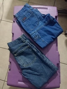 Paket mit zwei Jungen Jeans Größe 10R Route 66 & ATG Marken - Bild 1 von 18