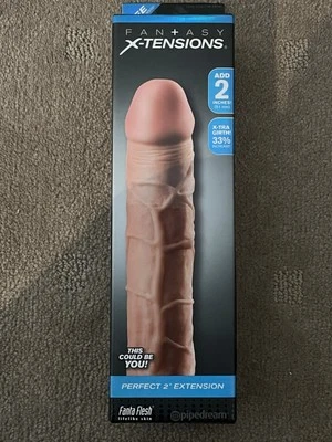 Fantasy X-tensions Perfect 2'' Extension - Penis Extension Sleeve - image 1 of 2