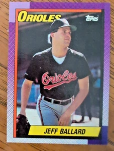 Jeff Ballard Baltimore Orioles 1990 Topps Baseballkarte 296 $ neuwertig - Bild 1 von 2