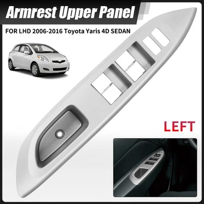 LHD MASTER CONDUCTOR IZQUIERDO INTERRUPTOR VENTANA ELÉCTRICA BISEL MOLDURA PARA TOYOTA YARIS 2006-2016 Foto 1 de 4