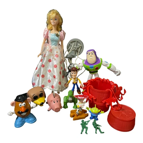 Disney Pixar Toy Story Figure Lot Bo Peep Hamm Rex Slinky Buzz Woody LGM Monkeys Cover