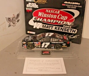 2003 Matt Kenneth Smirnoff ICE Champ 1/24 Team Caliber Owner Diecast Autographed - Picture 1 of 2