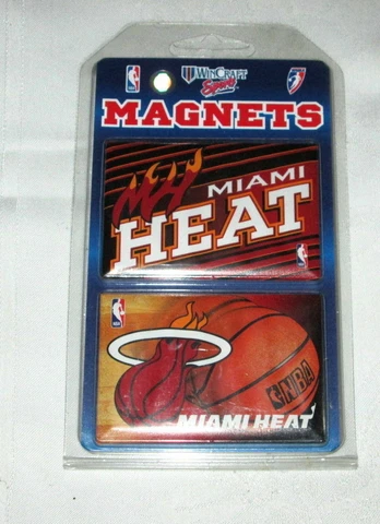 MIAMI HEAT 2-PACK MAGNET SET #01 - NEW Cover