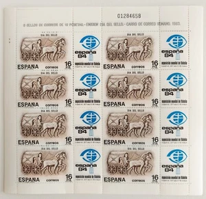 España Minipliegos de 8 Sellos Edifil Nº2. Dia del Sello. - Imagen 1 de 2