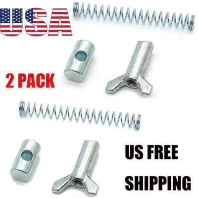 2X Rear Brake Pedal Rod Joint Spring Adjusting Wing Nut For Honda TRX200 300 350 - Image 1 of 4