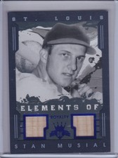 STAN MUSIAL 2016 Diamond Kings Elements of Royalty Bat Blue #04/10 #SM (C5190)